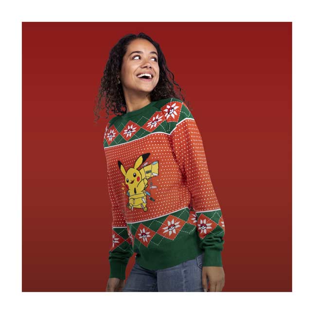 Adults Christmas Elf Knitted Jumper XS-2XL