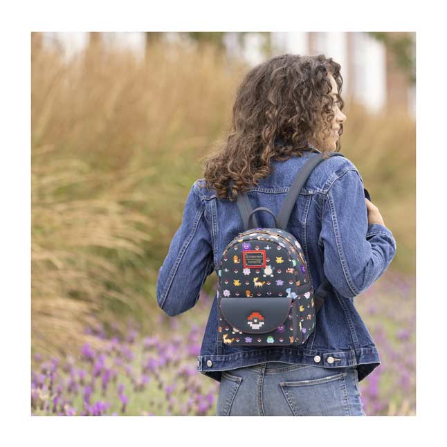 esta ahí rebanada Rápido Pokémon Block Art Mini Backpack by Loungefly | Pokémon Center Official Site