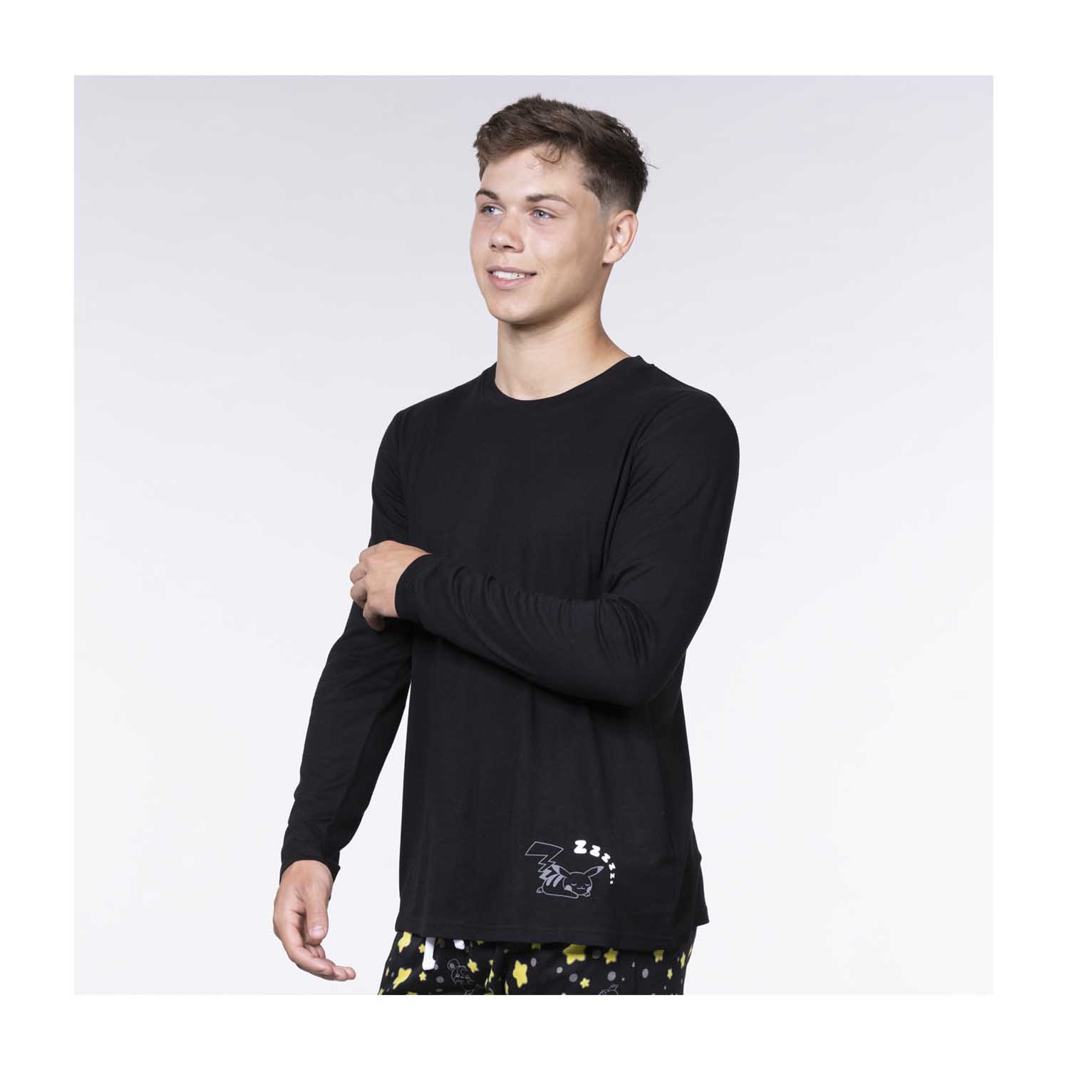 Crew Neck Long-Sleeve T-Shirt - Men 