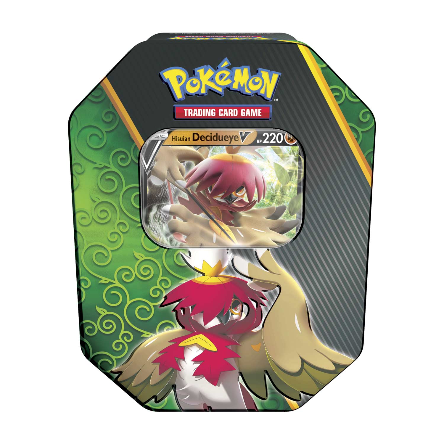 Pokémon TCG Divergent Powers Tin (Hisuian Decidueye V) Pokémon