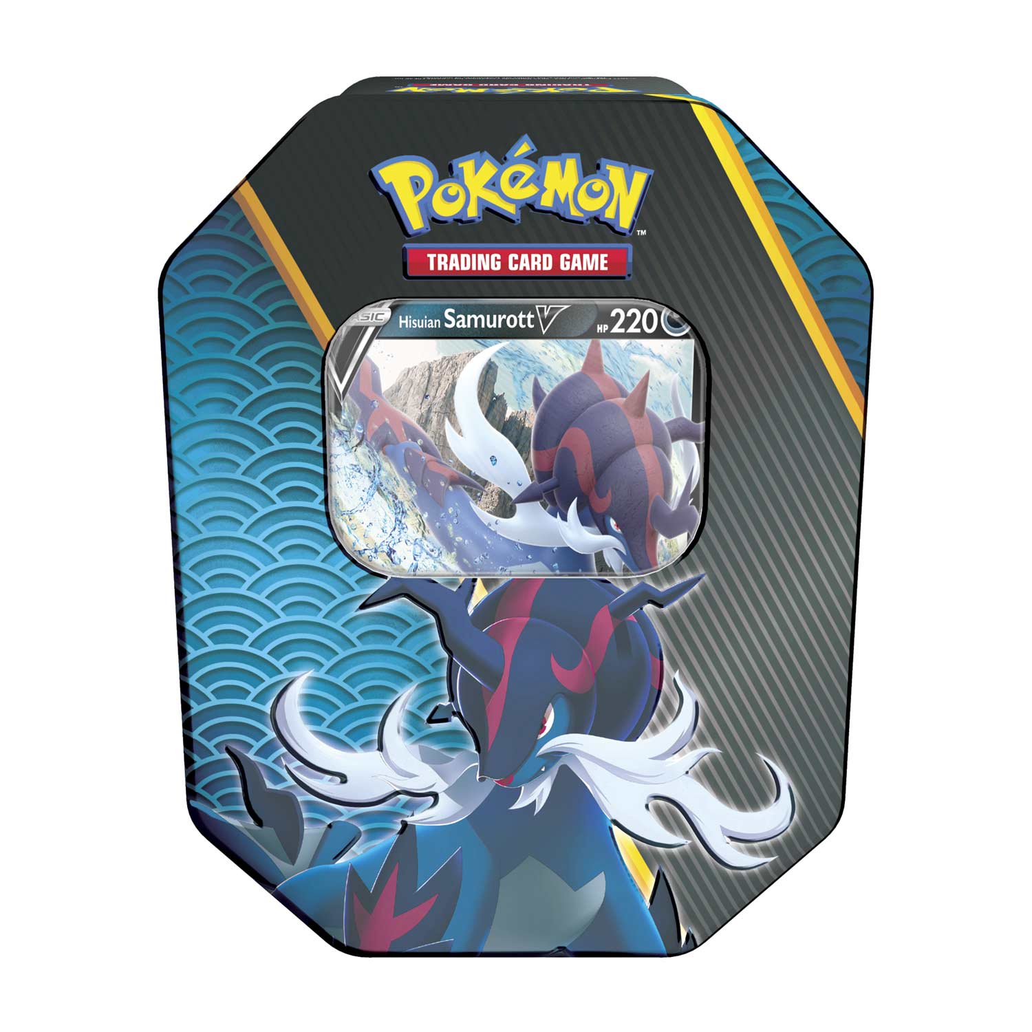 Pokémon TCG Divergent Powers Tin (Hisuian Samurott V) Pokémon Center