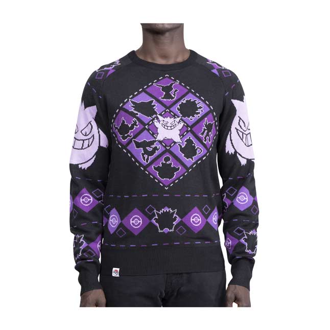 Gengar Pokémon Spooky Celebration Knit Sweater Adult Pokémon Center