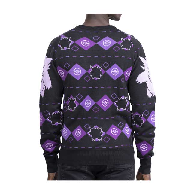 Gengar Pokémon Spooky Celebration Knit Sweater Adult Pokémon Center