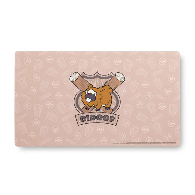 Pokémon TCG Bidoof Brown Playmat Pokémon Center Canada Official Site