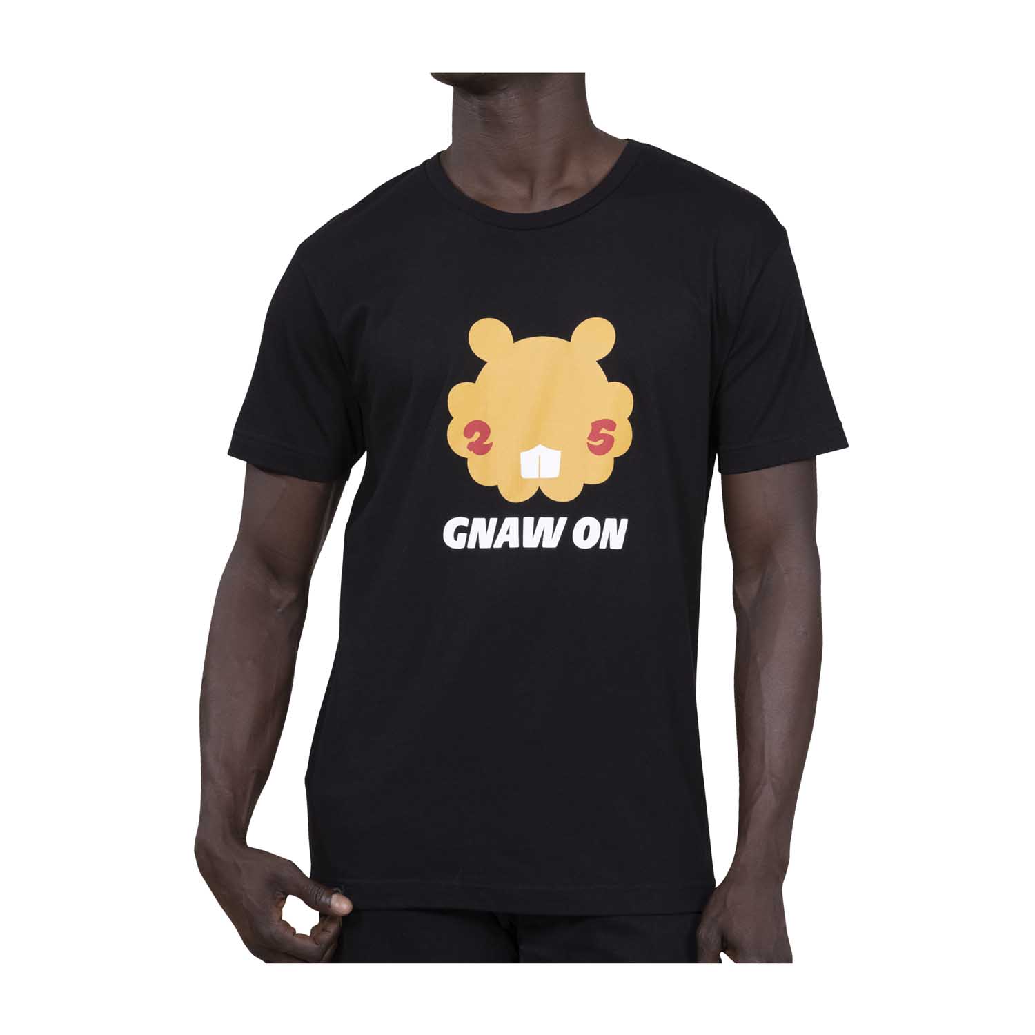 Bidoof Gnaw On Black Relaxed Fit Crew Neck T-Shirt - Adult | Pokémon Center  Official Site