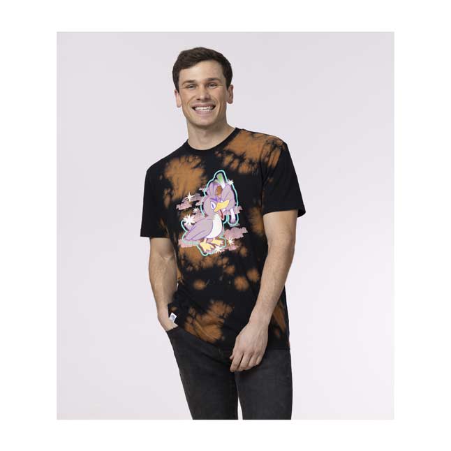 Tan Tie-Dye Relaxed Fit Crew Neck 
