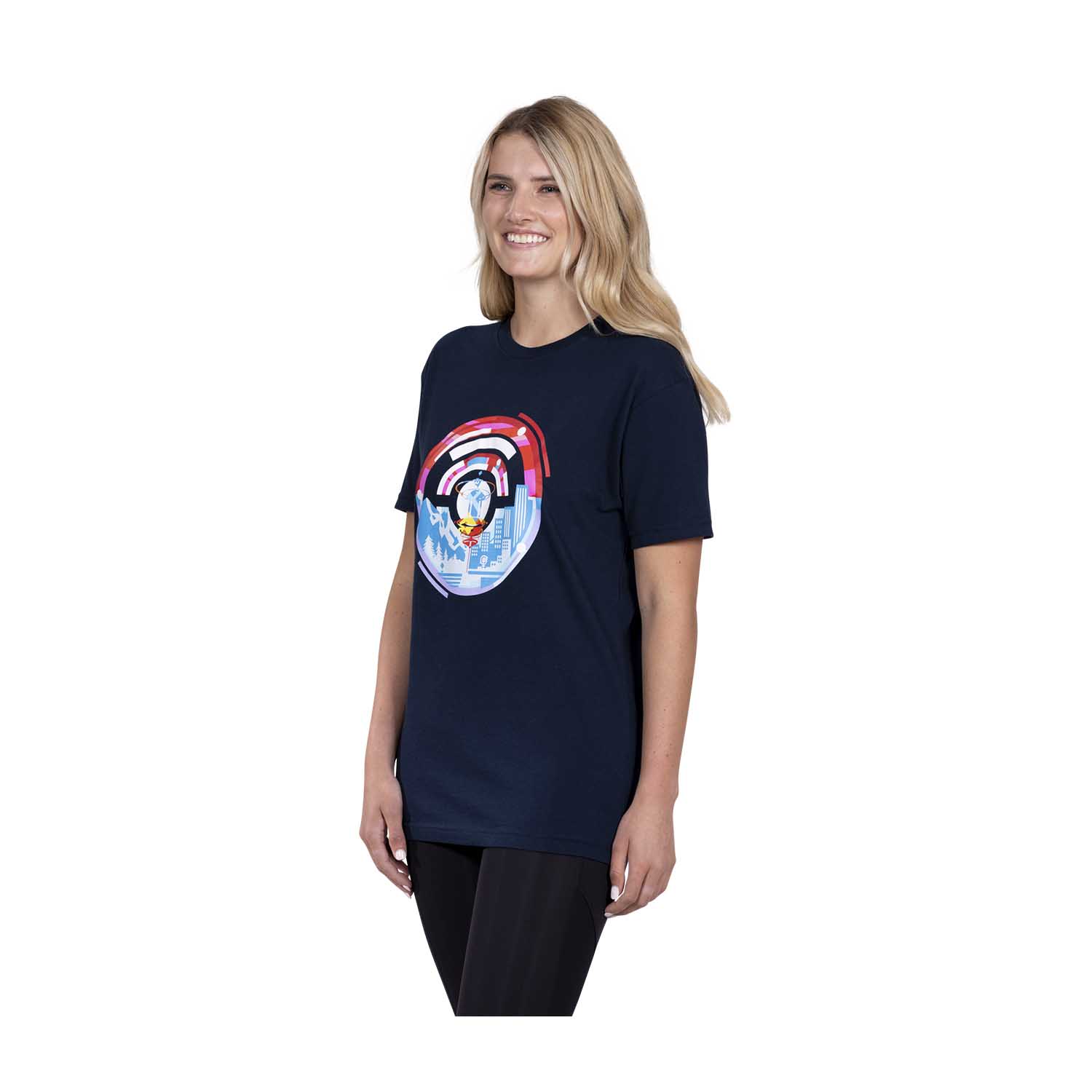 Pokemon Go Fest 21 Navy Relaxed Fit Crew Neck T Shirt Adult Pokemon Center Official Site