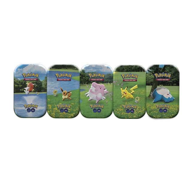 Pokémon TCG GO Mini-Tin Magikarp | Contiene 2 Buste Espansione GO, Moneta Metallica E Carta Art, Latta Collezionabile