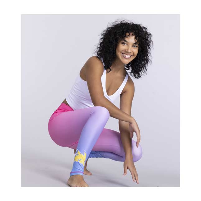 Active Pink \u0026 Blue Leggings - Women 
