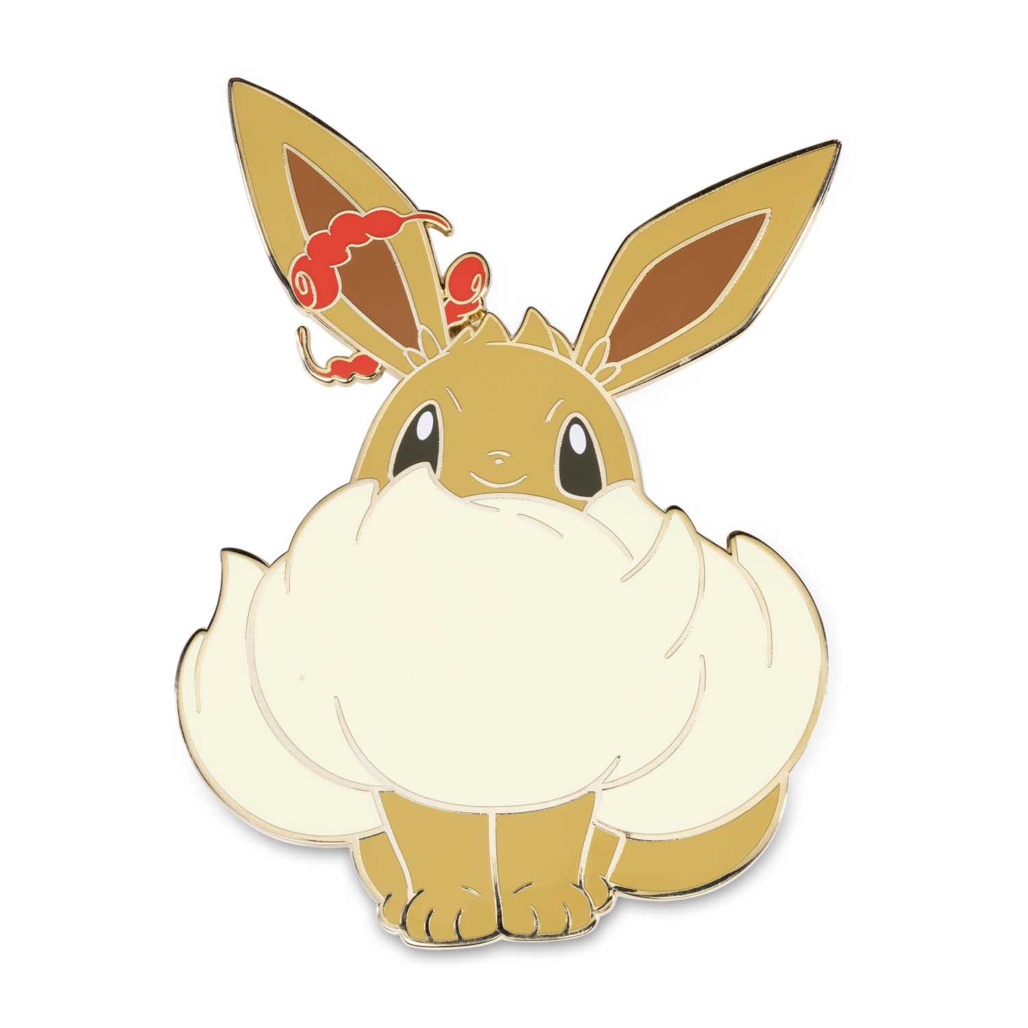Pokémon Giant Pins: Gigantamax Eevee Oversize Pin | Pokémon Center Official  Site