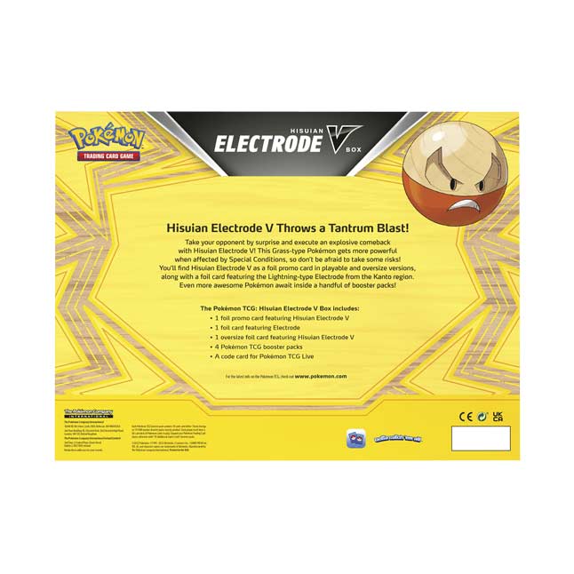 Pokémon TCG Hisuian Electrode V Box Pokémon Center Official Site
