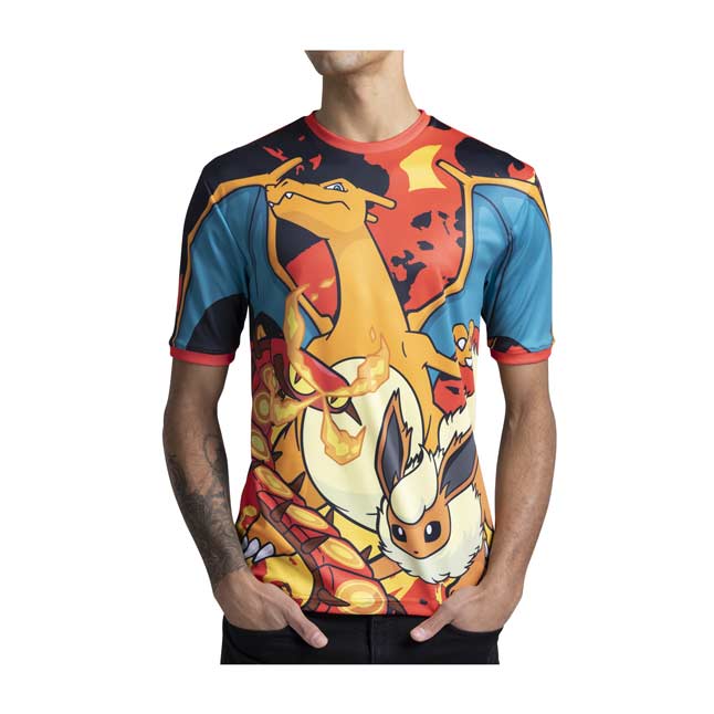 Pokémon Center × OMOCAT: Team Fire Jersey - Adult | Pokémon Center ...