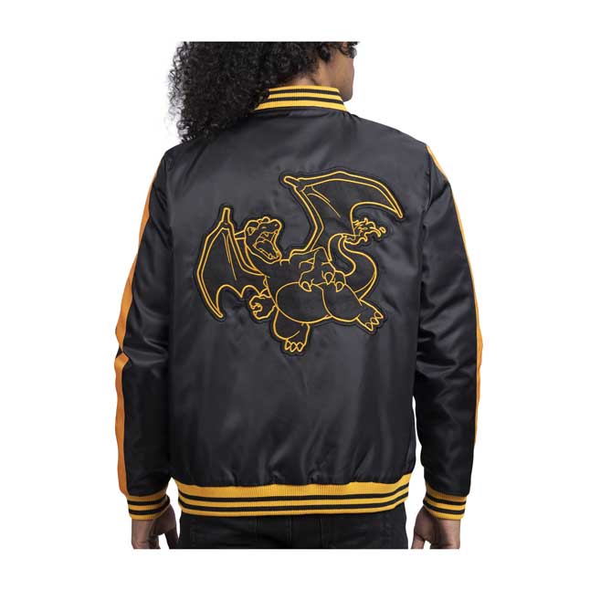 Charizard Pokémon Jackets Black Insulated SnapDown Jacket Adult