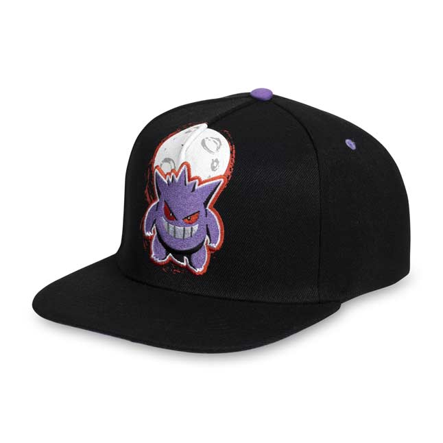 Gengar Black Flat-Bill Hat (One Size 