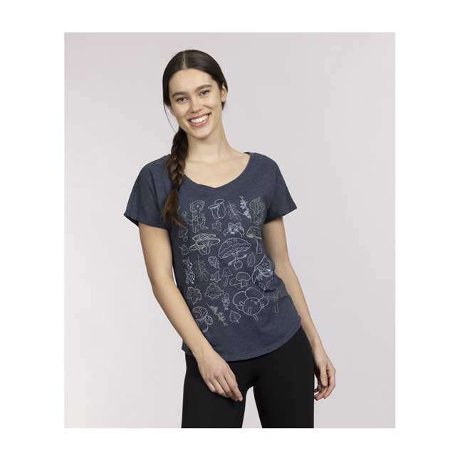 Spring Dark Blue Dolman T-Shirt 