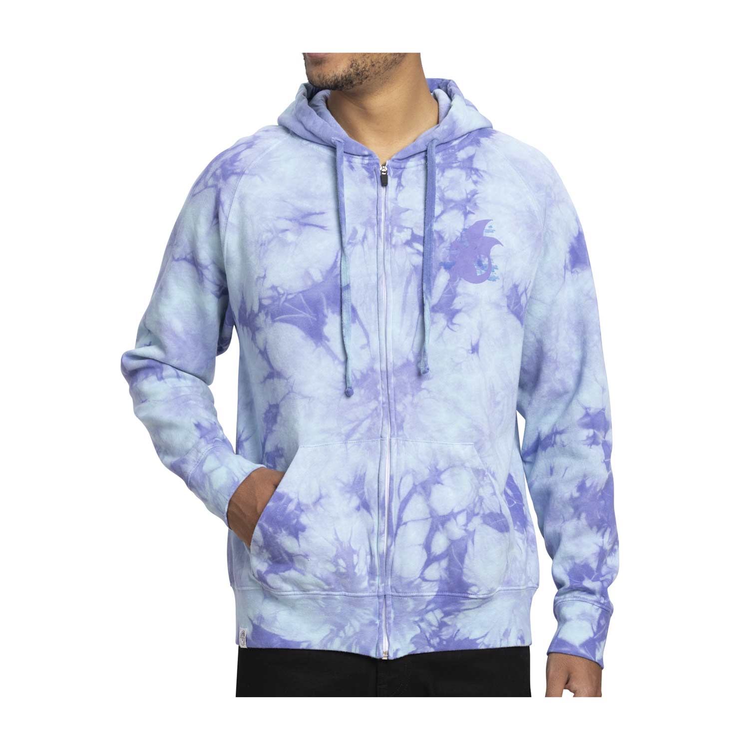 Charmander, Charmeleon & Charizard Pokémon Take Flight Blue Tie-Dye Zip-Up  Hoodie - Adult | Pokémon Center UK Official Site