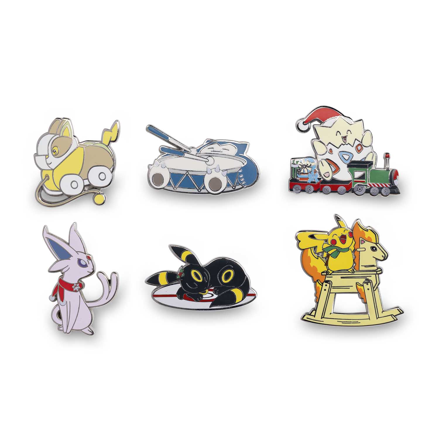 Together For The Holidays Pokemon Pin Box Set 6 Pack Pokemon Center Official Site