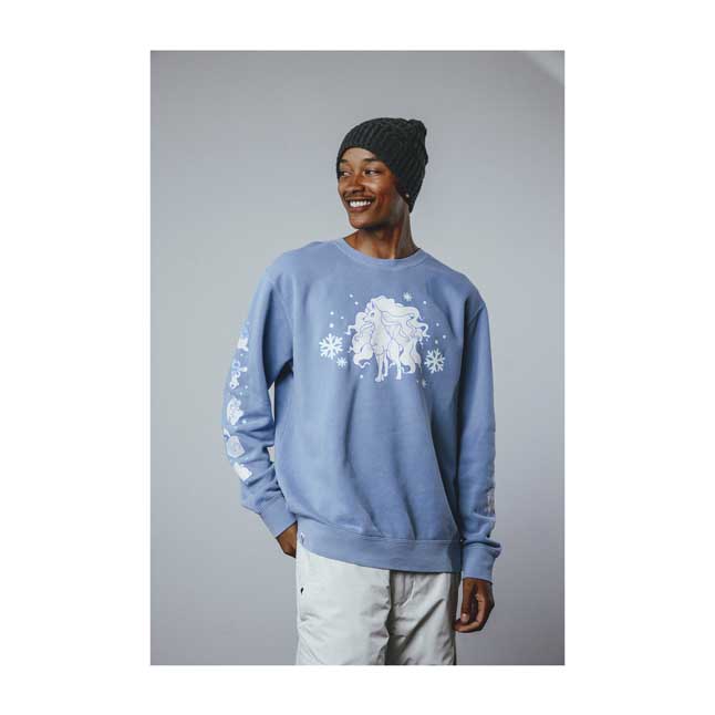 Ice Type Midweight Crew Neck Sweatshirt 