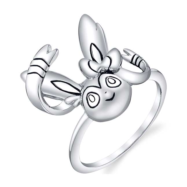 Pokémon Center × RockLove: Sylveon Sterling Silver Stacking Rings (Set ...