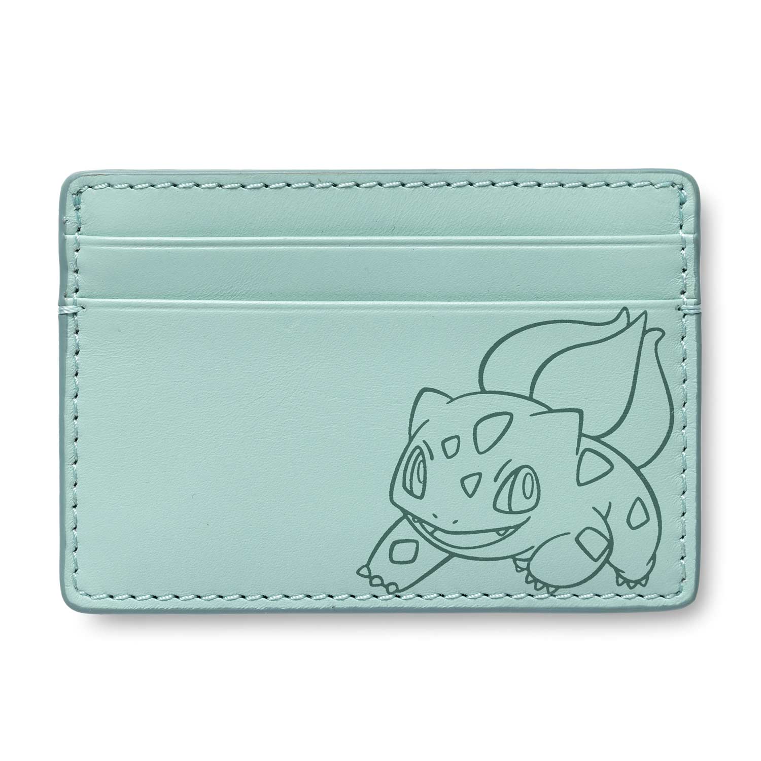 Pokémon Center × Fossil: Bulbasaur Green Leather Steven Card Case ...