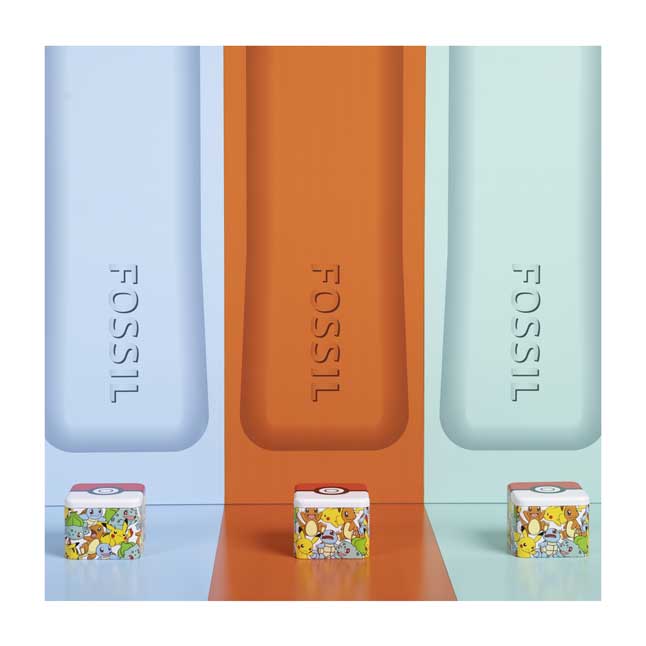 Pokémon Center × Fossil Bulbasaur Green Watch (One SizeAdult