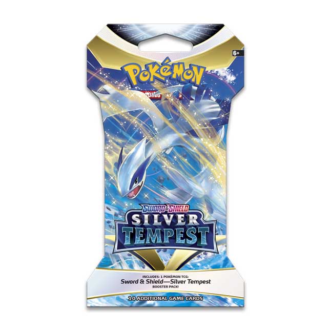 Pokémon TCG Sword & ShieldSilver Tempest Sleeved Booster Pack (10 Cards) Pokémon Center UK
