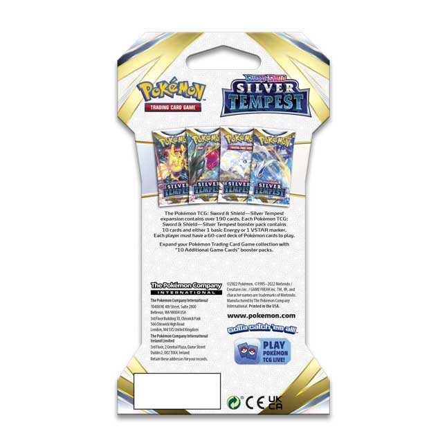 Pokémon Silver Tempest Togetic DREI-Booster-Bliste Produktbild-Vorschau 6