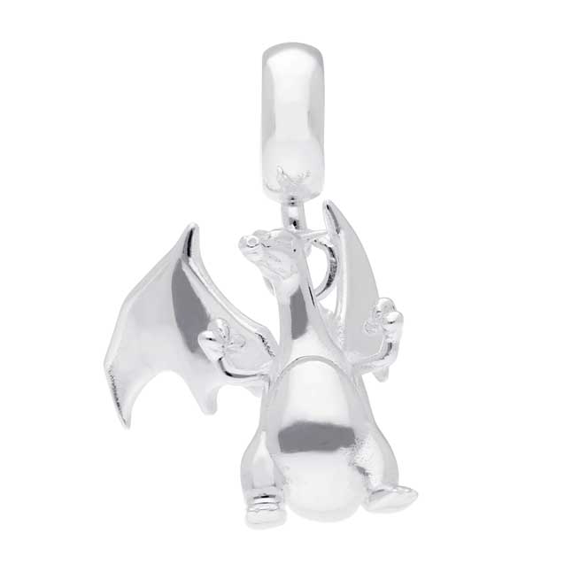 GNOCE Sterling Silver Flying Butterfly & Bunny Pendant Charms - Cubic Zirconia Dangle Beads For Bracelets