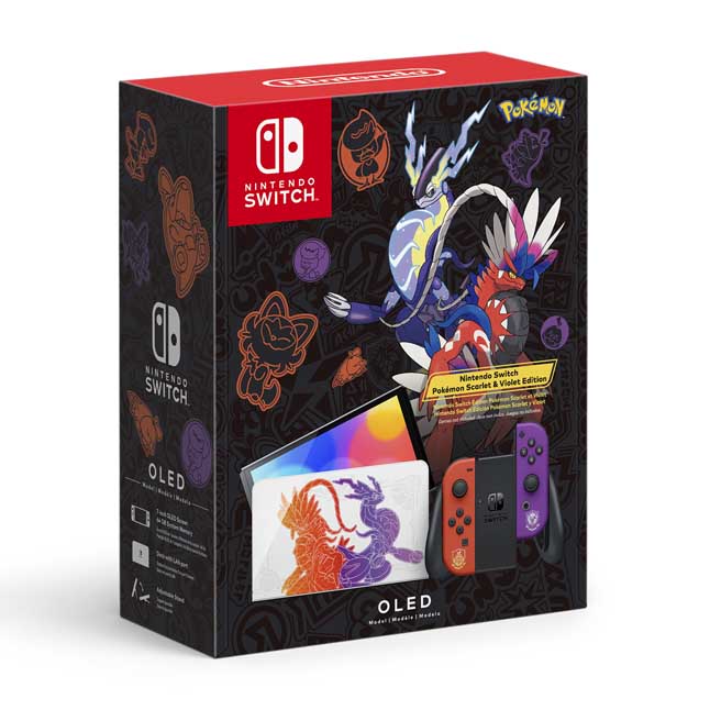 Nintendo Switch OLED Model Pokemon Scarlet Violet Edition Console 