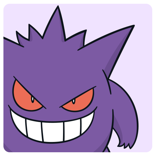 Grinning Gengar Pokemon GIF