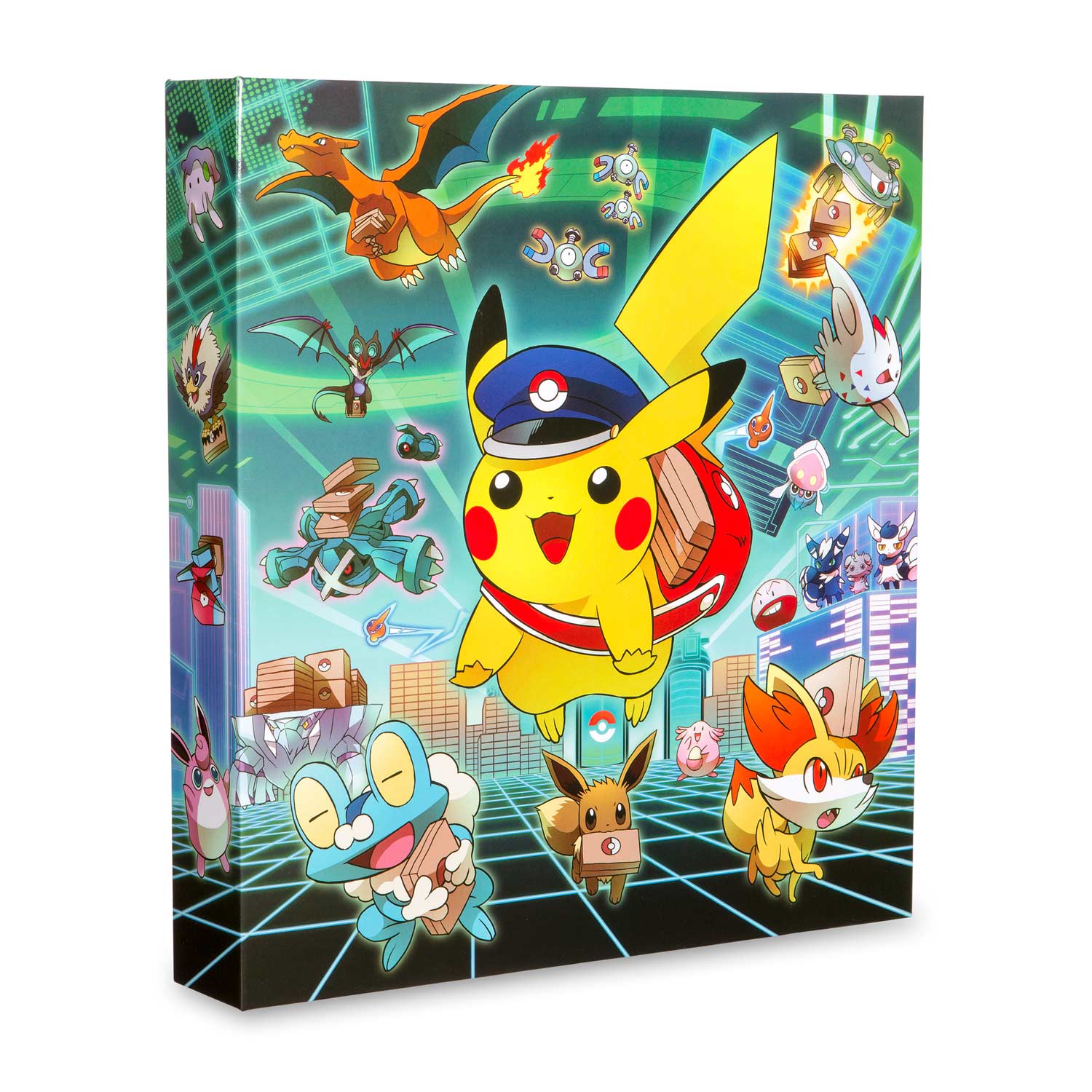 pikachu grand opening 3 ring binder pokémon center original