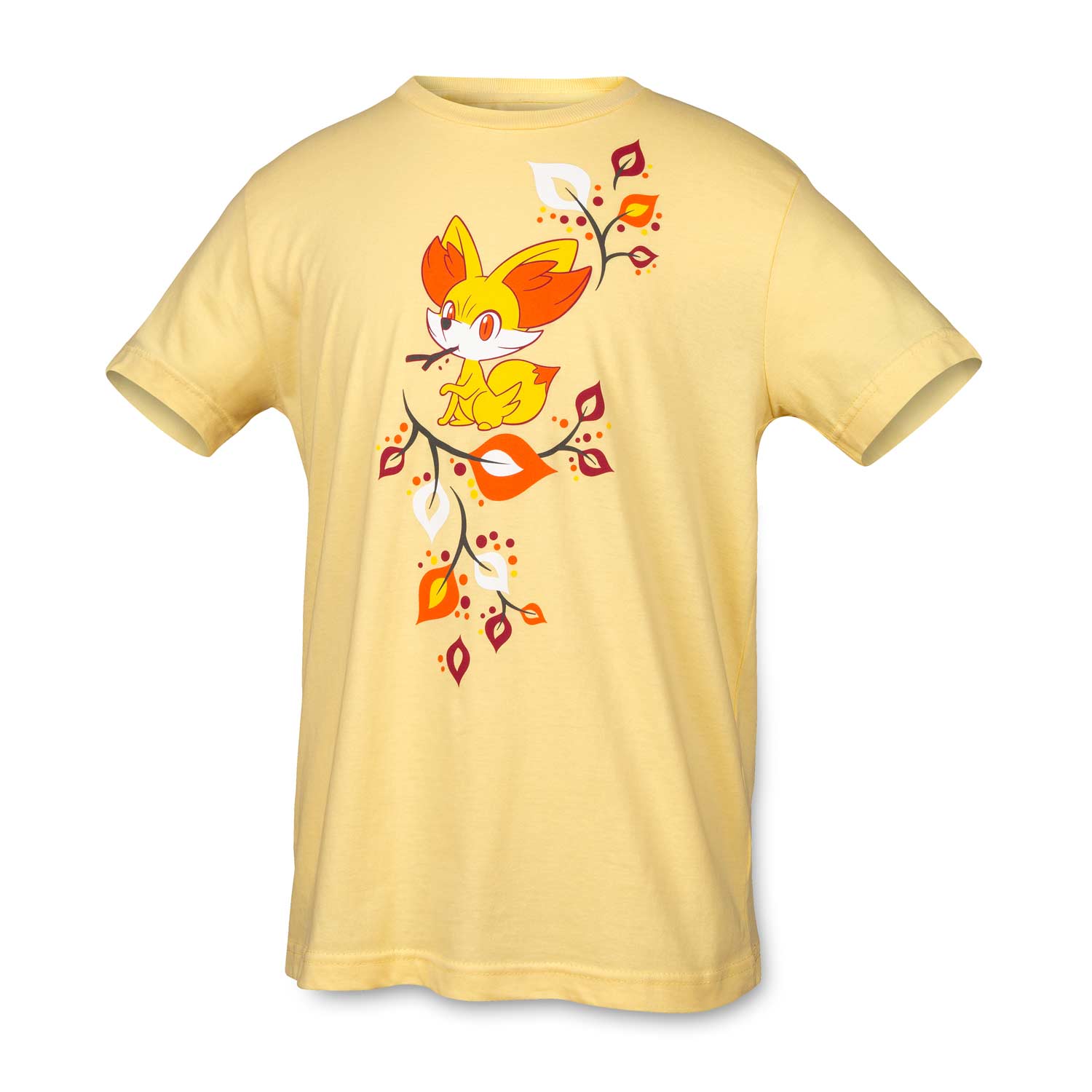 image for fall fennekin youth relaxed fit crewneck t shirt from pokemon center _5_3074457345618259663_3074457345618262057_3074457345618268656