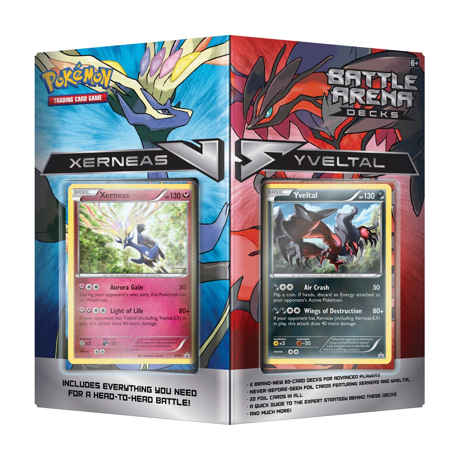 Pokémon Tcg Battle Arena Decks Xerneas Vs Yveltal