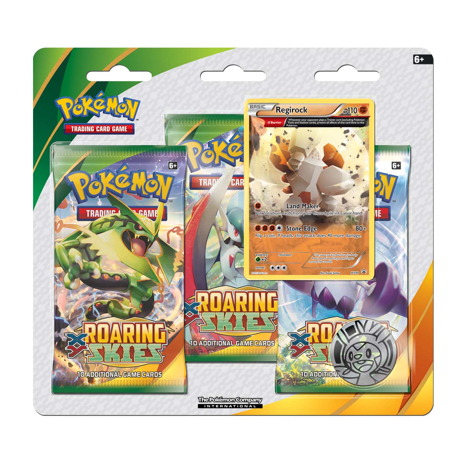 Pokémon Tcg Xy Roaring Skies 3 Pack Blister