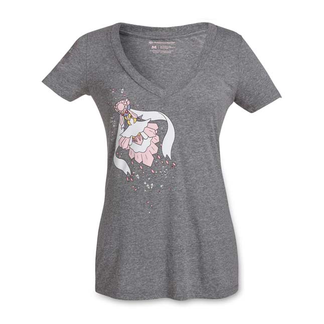 Mega Diancie Womens Fitted V-Neck T-Shirt