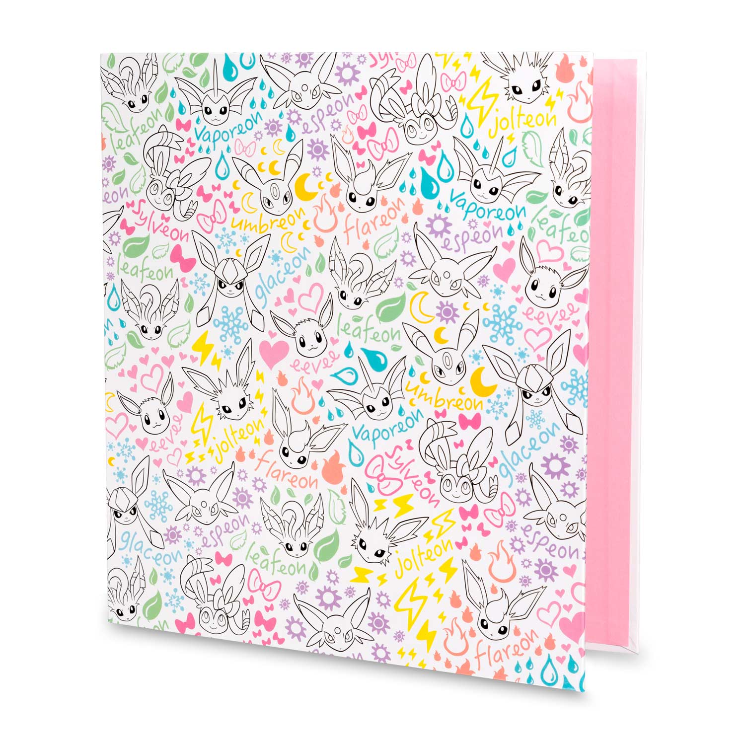eevee 3 ring binder 1 inch d rings pokémon center original