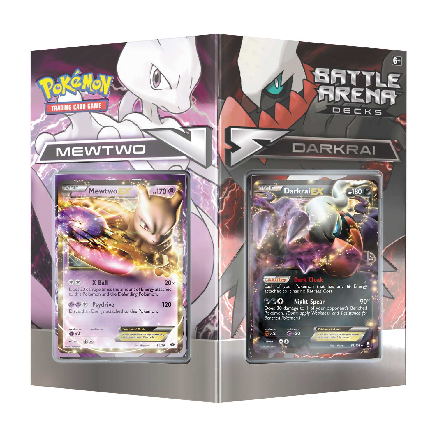 Pokémon Tcg Battle Arena Decks Mewtwo Vs Darkrai