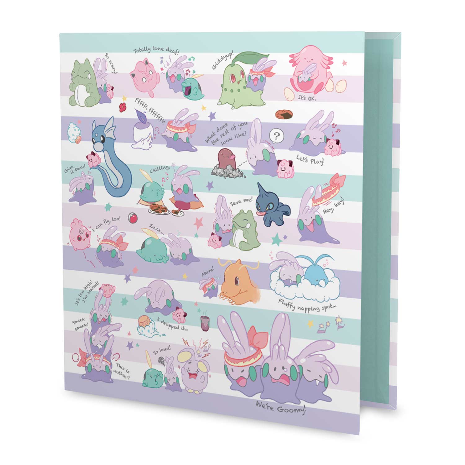we re goomy 3 ring binder card binder pokémon tcg