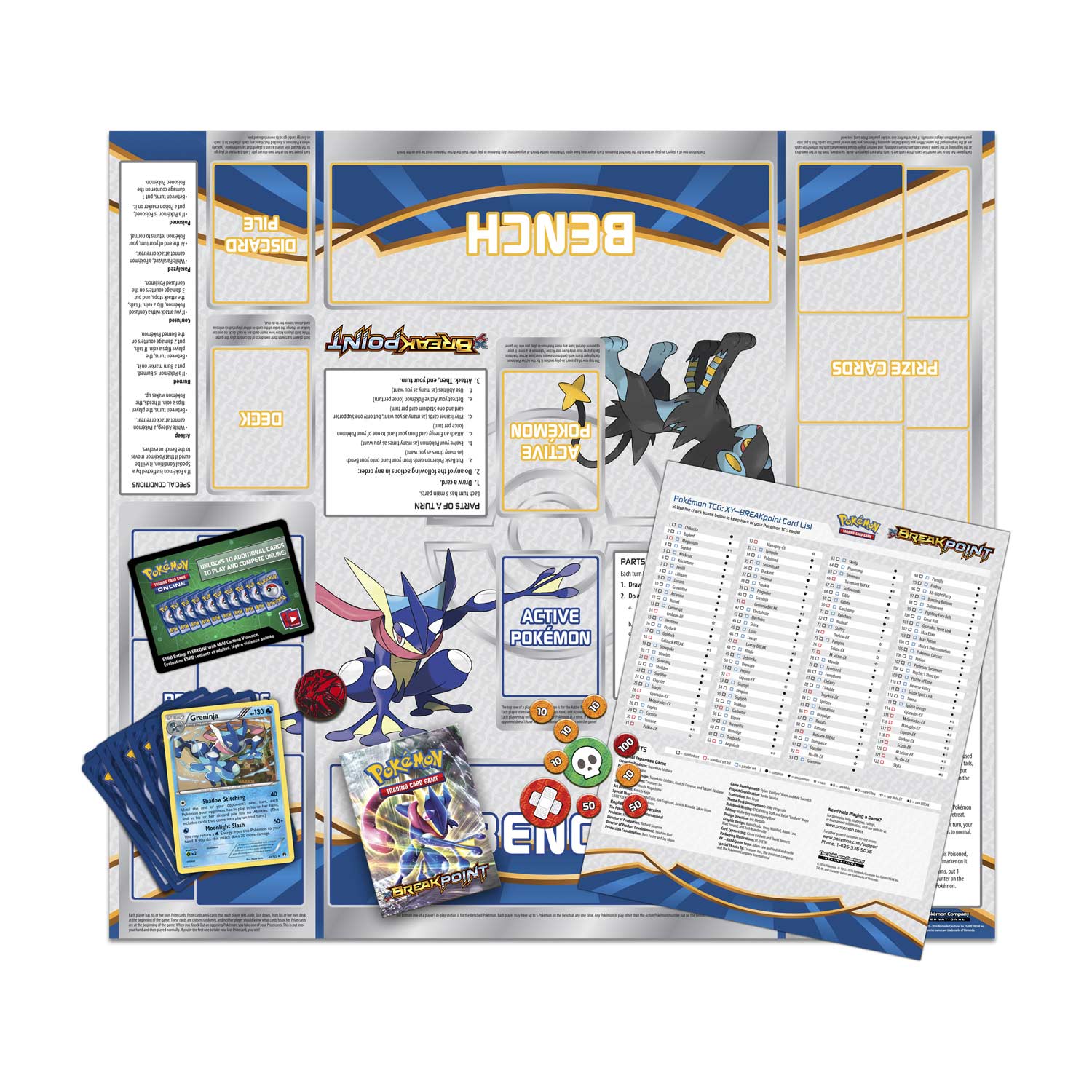 Pokémon Tcg Xy Breakpoint Wave Slasher Theme Deck