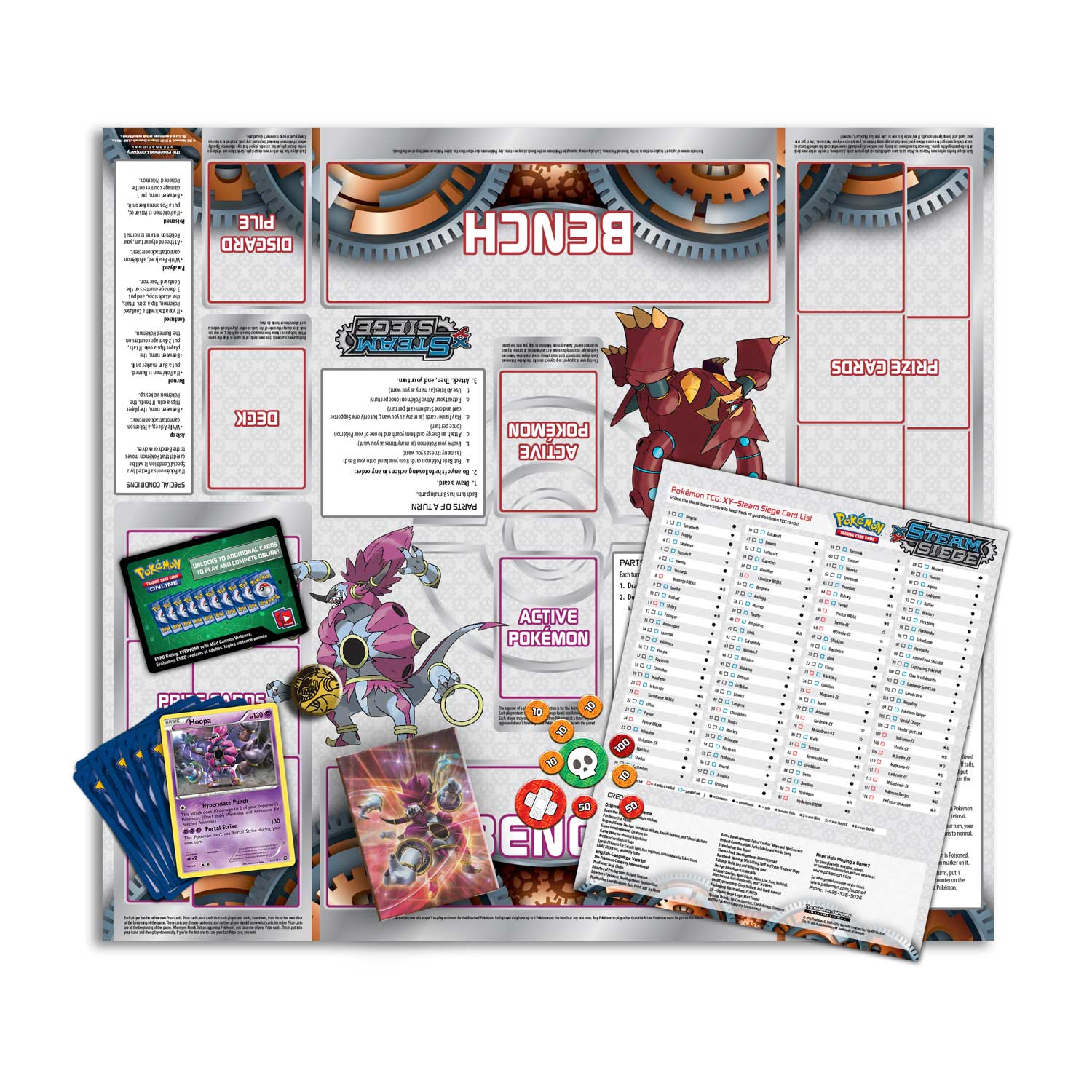 Ring Of Lightning Theme Deck Hoopa Xy Mdash Steam Siege