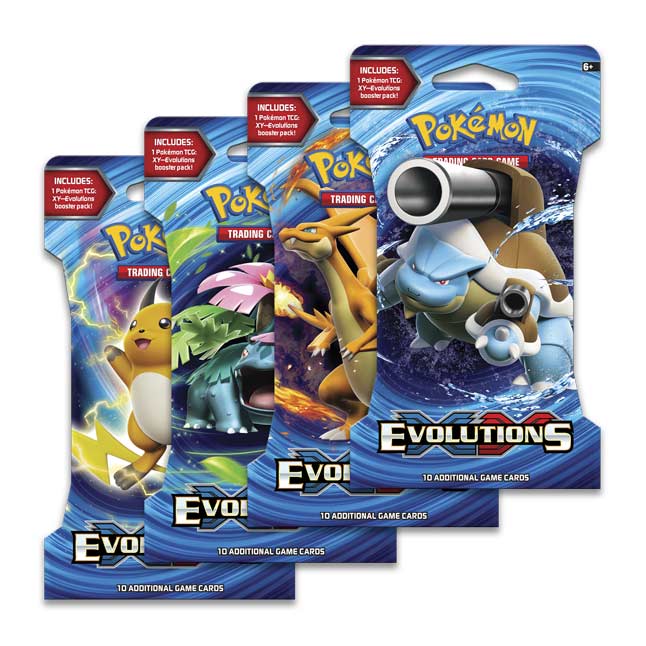 Pokémon TCG XYEvolutions booster pack trading card game