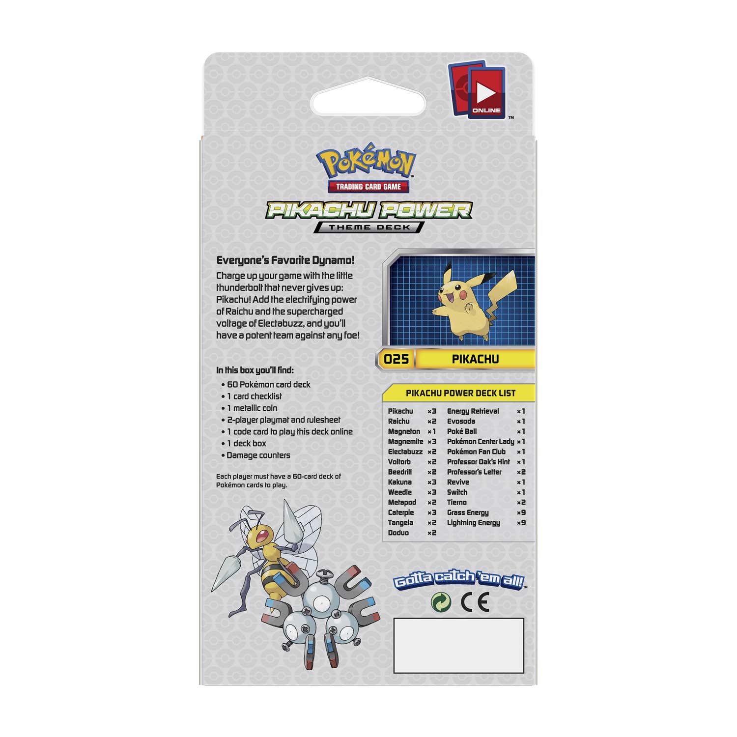 Pokémon Tcg Pikachu Power Theme Deck