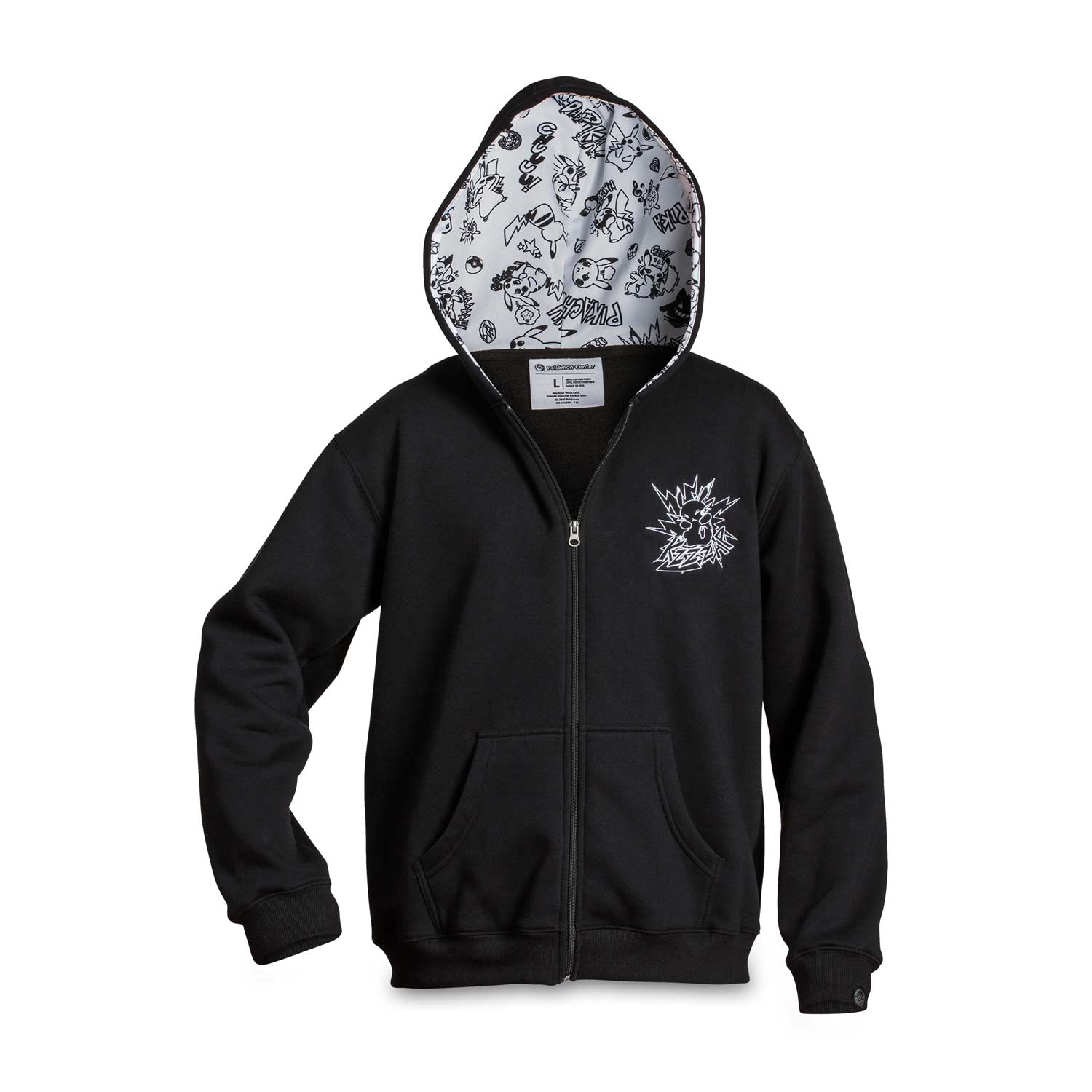 Pikachu Comic Style Relaxed Fit Hoodie