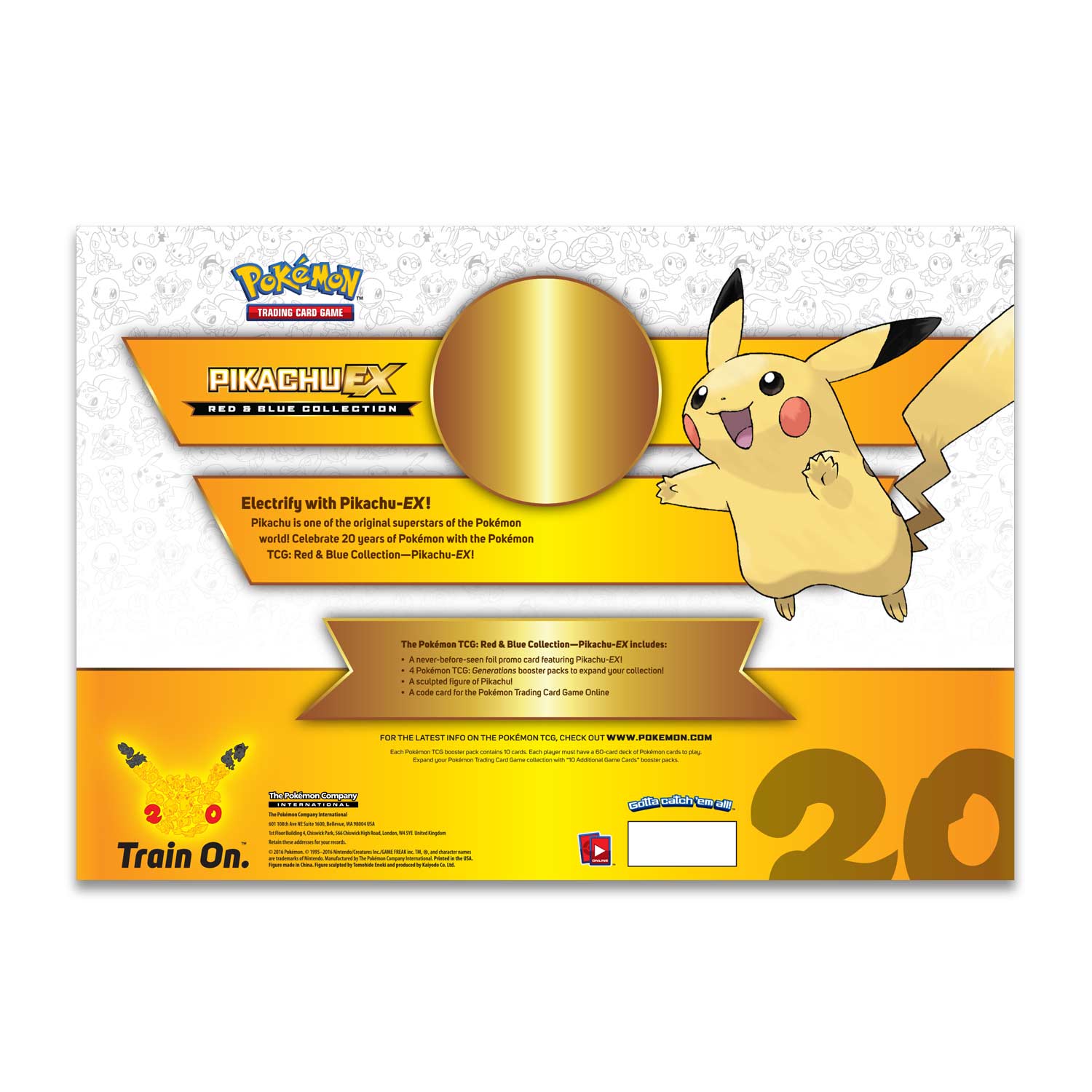 Pokémon Tcg Red Blue Collection Pikachu Ex
