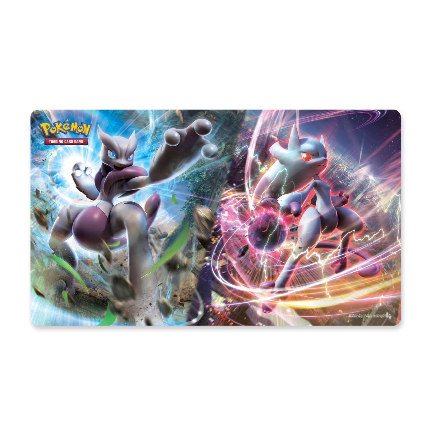 Pokémon Tcg Mega Mewtwo X And Mega Mewtwo Y Playmat