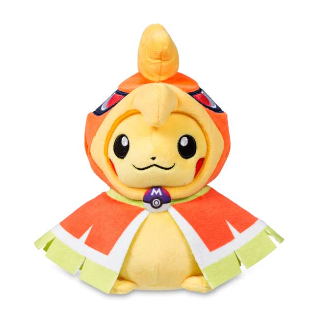 Pikachu with Ho-Oh Hoodie Pok Plush (Standard) - 8