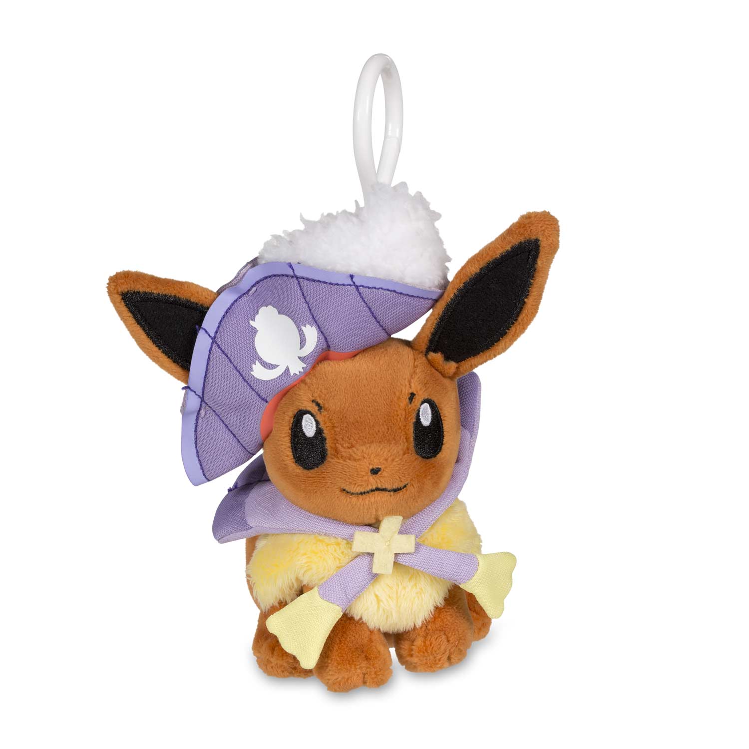 image for eevee halloween circus plush keychain from pokemon center