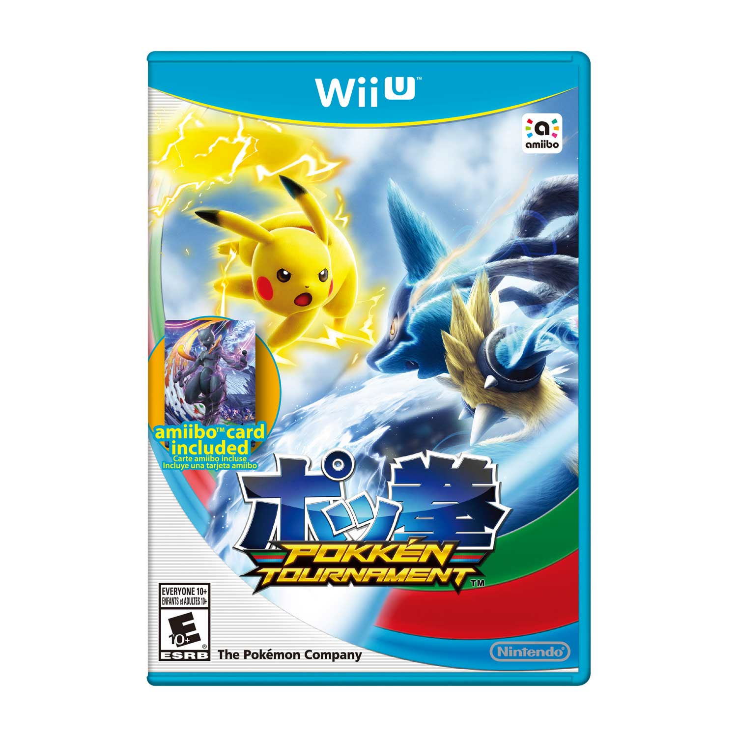 Pokken Tournament With Shadow Mewtwo Amiibo Card