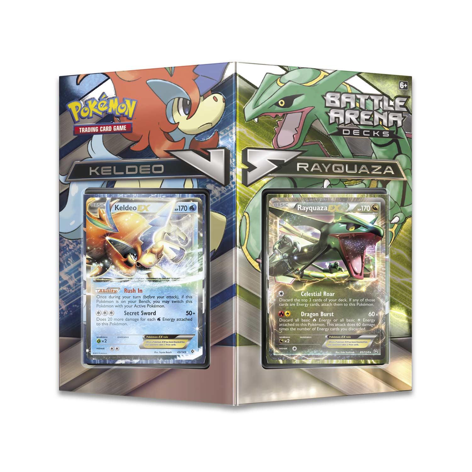 Pokémon Tcg Battle Arena Decks Rayquaza Vs Keldeo