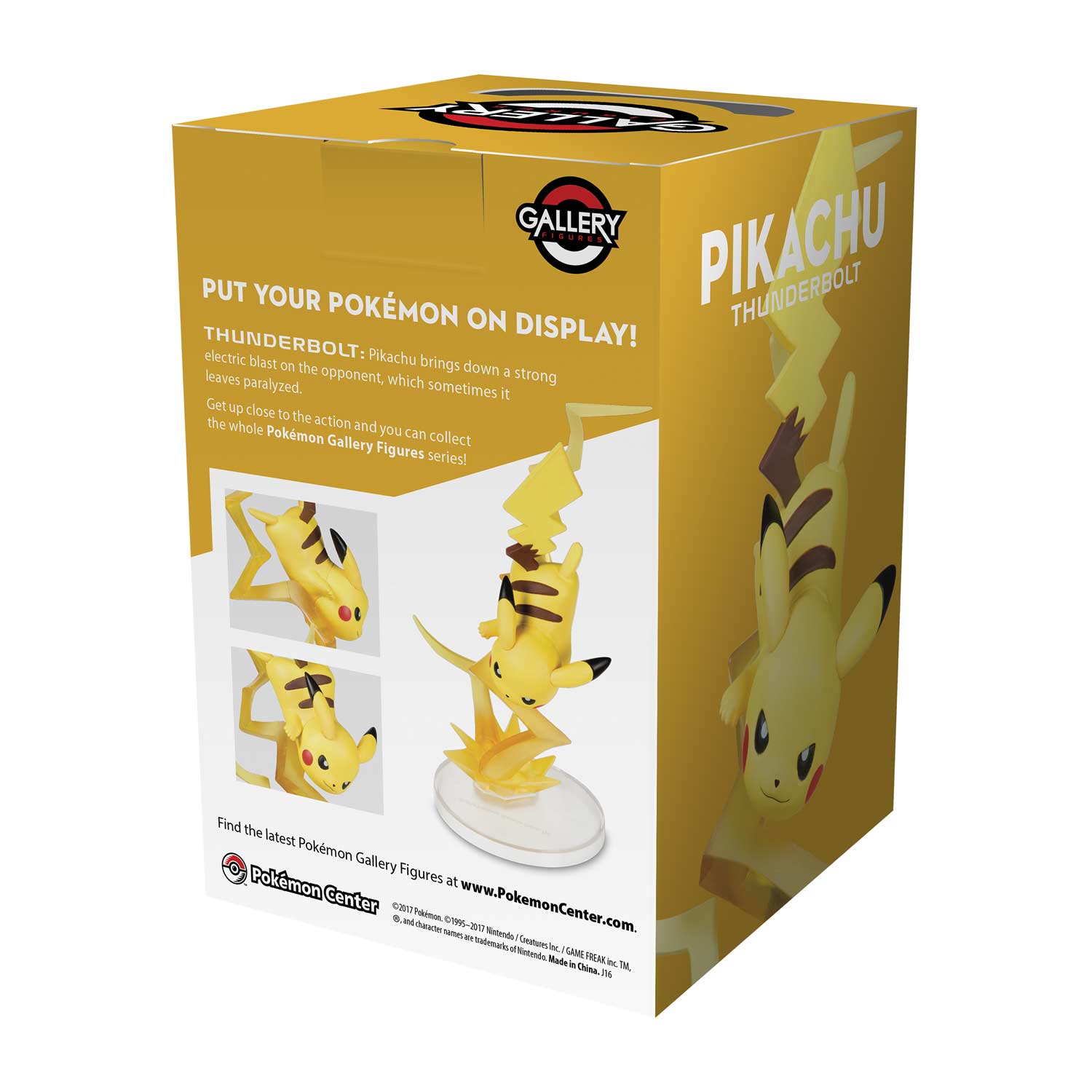 pikachu thunderbolt figure